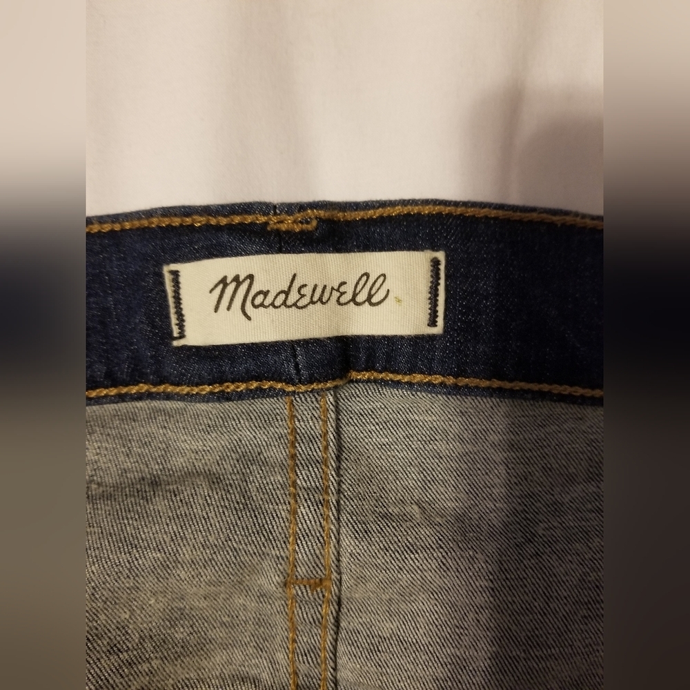 Madewell 10" High Rise Skinny Jeans Blue - Picture 5 of 15